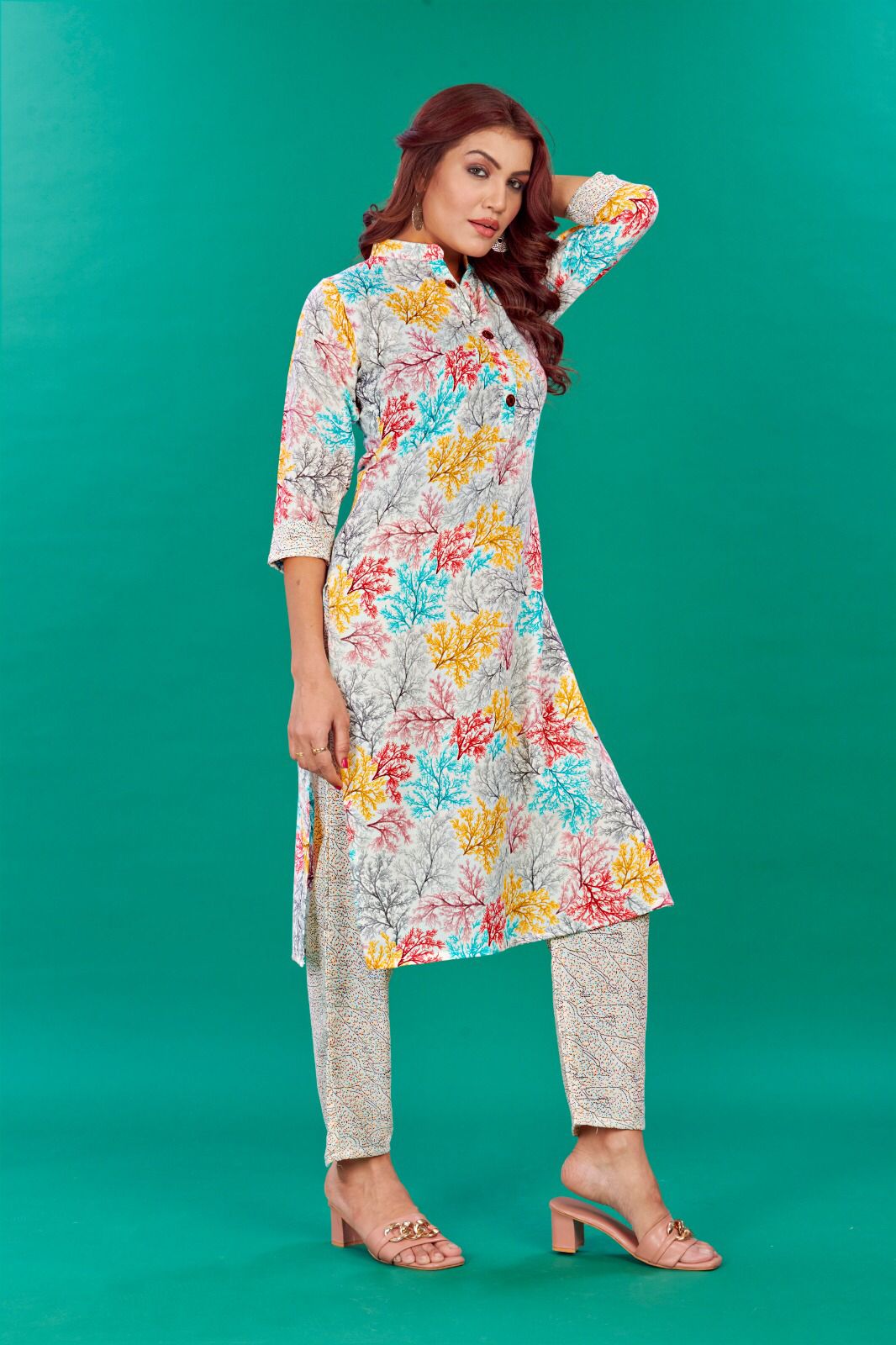 Vt Daily Wear Cotton Printed Kurtis With Bottom Catalog